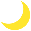 crescent moon copy paste emoji