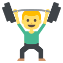 weight lifter emoji images