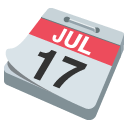 tear-off calendar copy paste emoji
