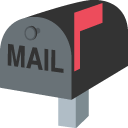 closed mailbox with raised flag emoji images