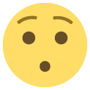 hushed face copy paste emoji