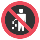do not litter symbol copy paste emoji