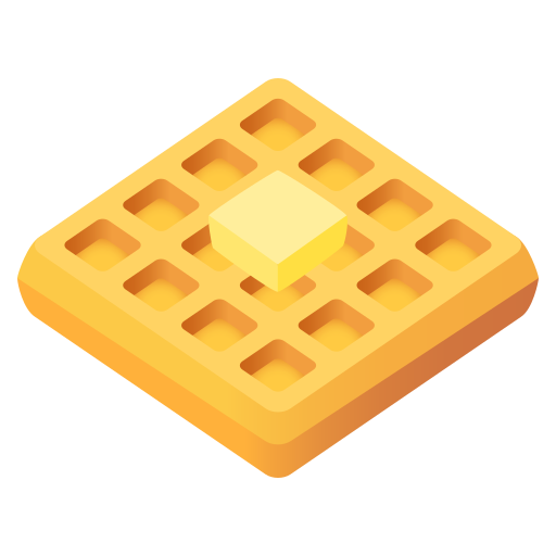 Waffle copy paste emoji