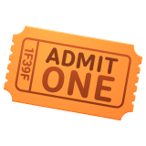 Whatsapp admission tickets emoji image