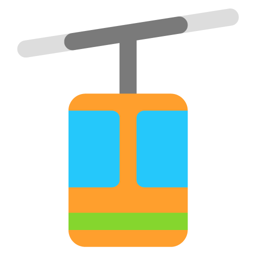 Microsoft aerial tramway emoji image