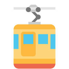 Skype aerial tramway emoji image