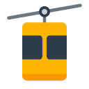Toss aerial tramway emoji image