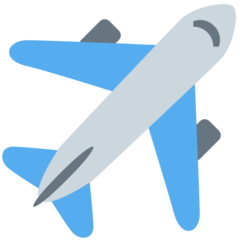 Twitter airplane emoji image