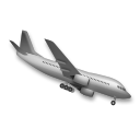 LG airplane arriving emoji image