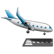 Samsung airplane arriving emoji image