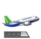 Huawei airplane departure emoji image