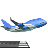 IOS/Apple airplane departure emoji image