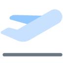 Toss airplane departure emoji image