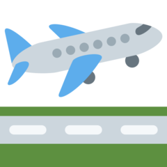 Twitter airplane departure emoji image