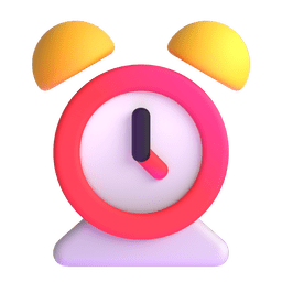 Microsoft Teams alarm clock emoji image