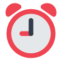 Toss alarm clock emoji image
