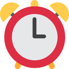 Twitter alarm clock emoji image