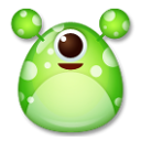 LG alien monster emoji image
