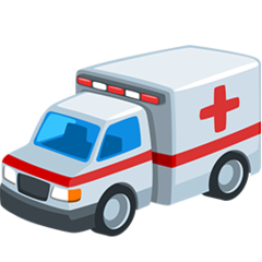Facebook Messenger ambulance emoji image