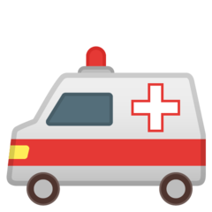 Google ambulance emoji image