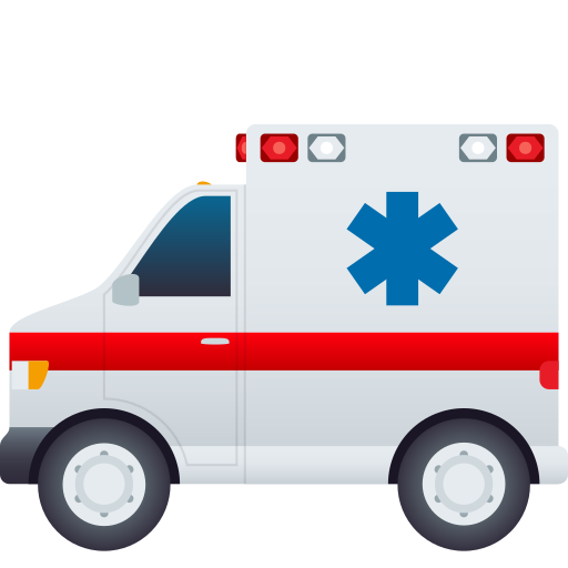 JoyPixels ambulance emoji image