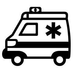 Noto Emoji Font ambulance emoji image