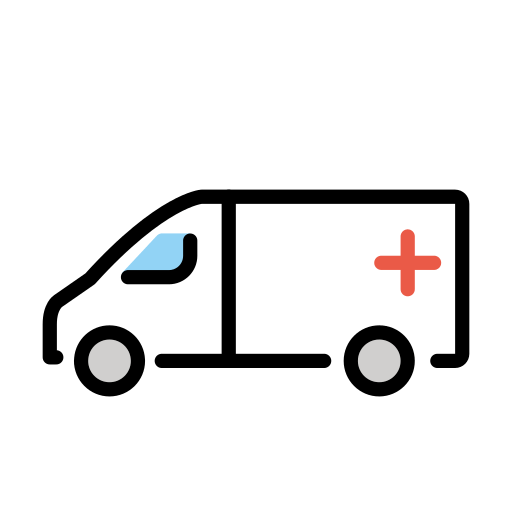 Openmoji ambulance emoji image