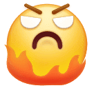 Huawei angry face emoji image