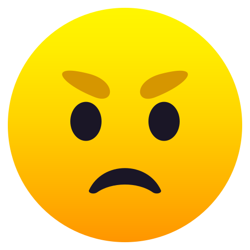 JoyPixels angry face emoji image