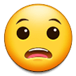 Samsung anguished face emoji image