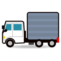 Emojidex articulated lorry emoji image