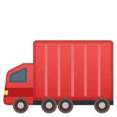 Google articulated lorry emoji image