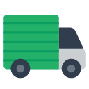 Toss articulated lorry emoji image