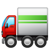 Whatsapp articulated lorry emoji image