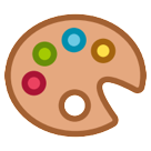 HTC artist palette emoji image