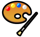 SoftBank artist palette emoji image