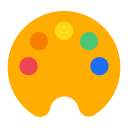 Toss artist palette emoji image