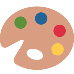 Twitter artist palette emoji image
