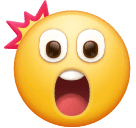 Huawei astonished face emoji image