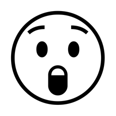 Noto Emoji Font astonished face emoji image