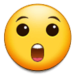 Samsung astonished face emoji image