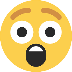 Skype astonished face emoji image