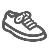 Docomo athletic shoe emoji image