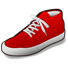 Emojidex athletic shoe emoji image