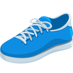 Facebook Messenger athletic shoe emoji image