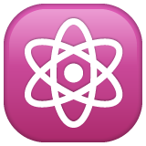 Whatsapp atom symbol emoji image
