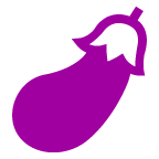 au by KDDI aubergine emoji image