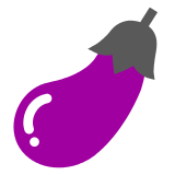 Docomo aubergine emoji image