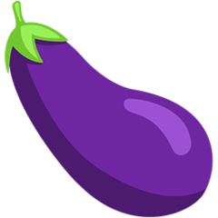 Facebook Messenger aubergine emoji image