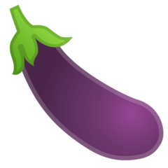 Google aubergine emoji image